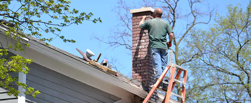 Vinyl and PVC Chimney Flashing Installation in Elmwood Park, NJ