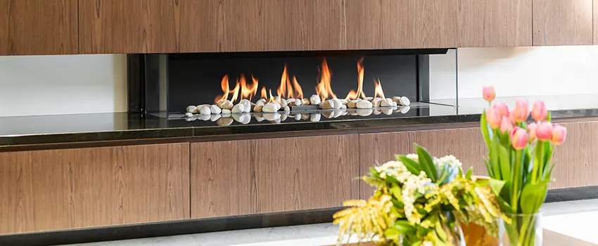 Double-height Fireplace Design Refurbishment in Elmwood Park, New Jersey